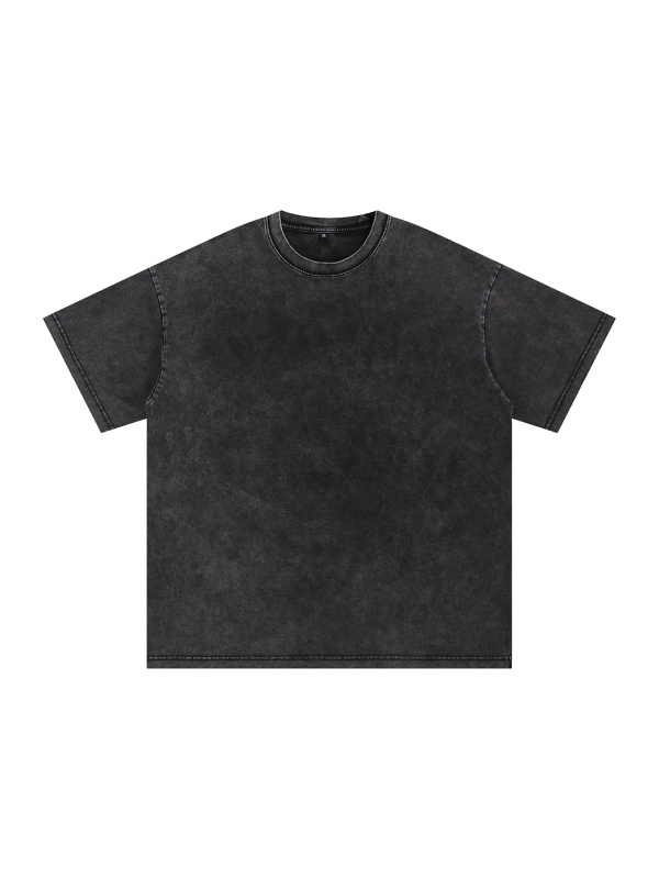 Streetwear Unisex Oversized Snow Wash T-Shirt - Print On Demand | HugePOD